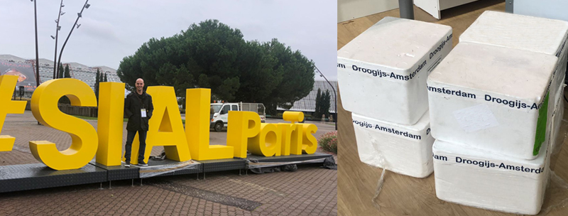 This year we had the privilege of transporting the samples that several Latin American and European companies presented at the fair Salon International de l'Alimentation, SIAL Paris, held from October 15 to 19 in the Parisian capital.